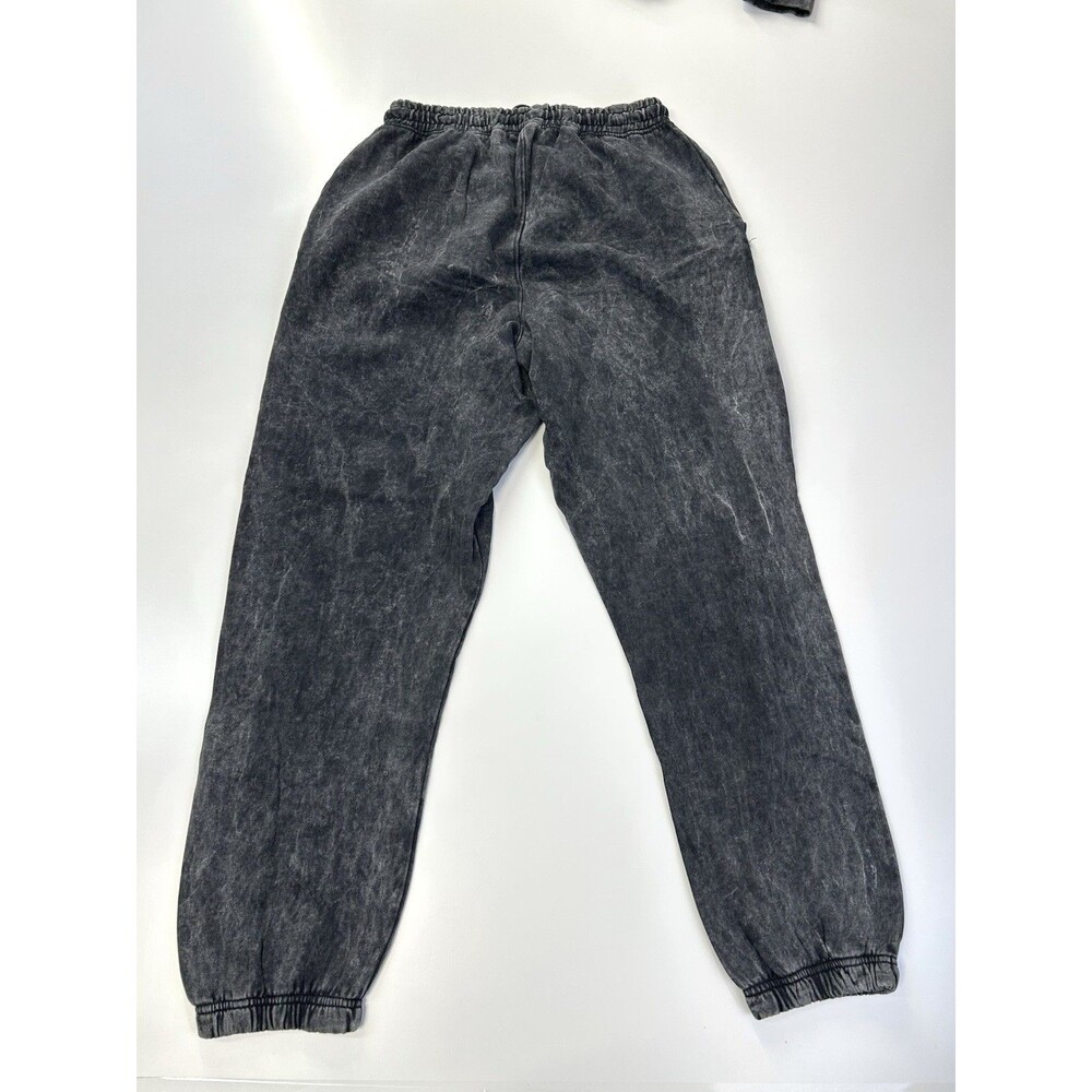 Missguided black acid wash sweatpants with pink graphic lettering - Picture 13 of 16